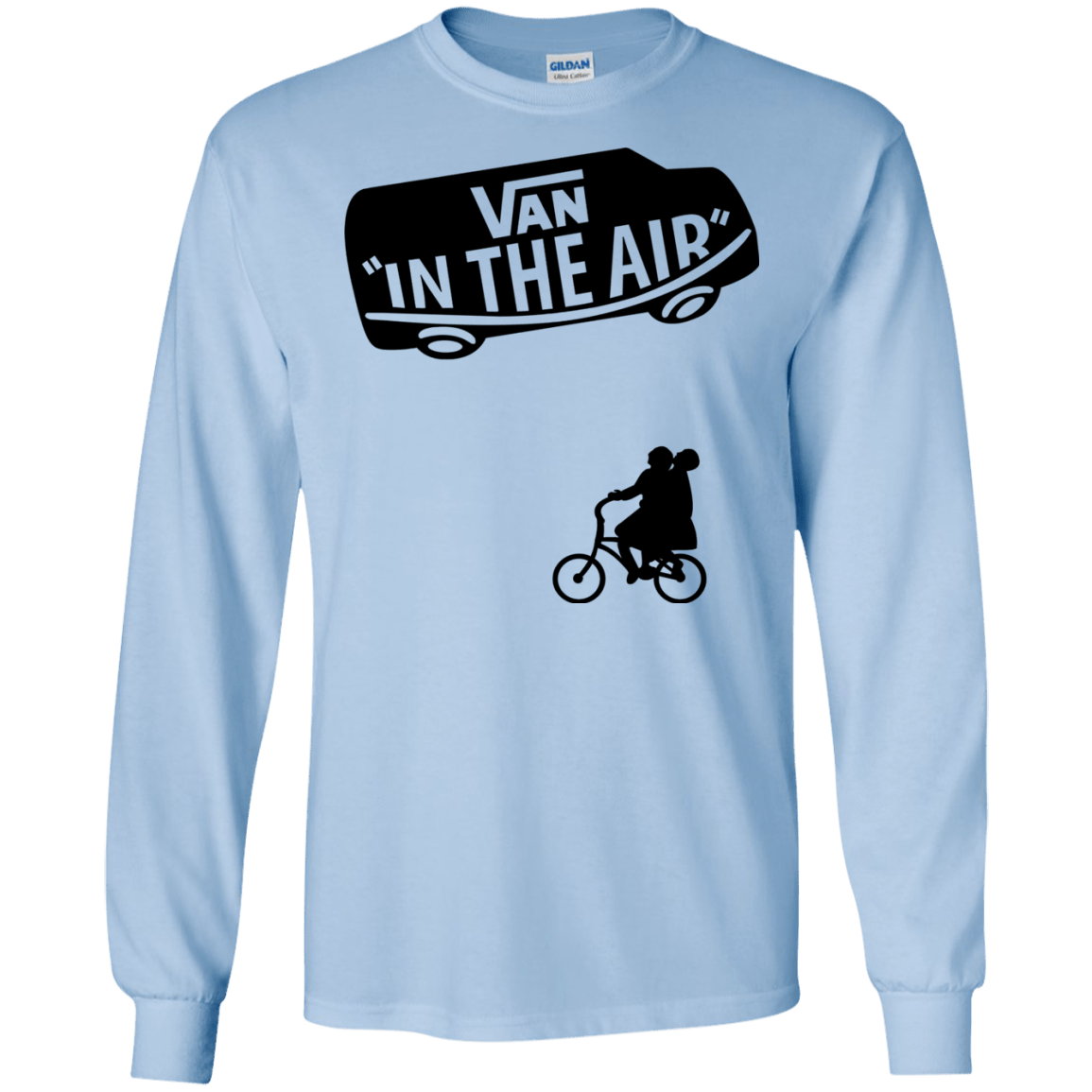 T-Shirts Light Blue / S Van in the Air Men's Long Sleeve T-Shirt