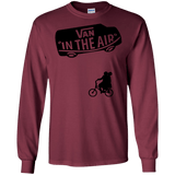 T-Shirts Maroon / S Van in the Air Men's Long Sleeve T-Shirt