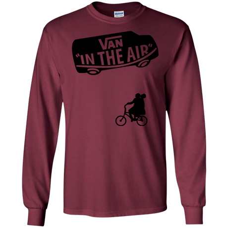 T-Shirts Maroon / S Van in the Air Men's Long Sleeve T-Shirt