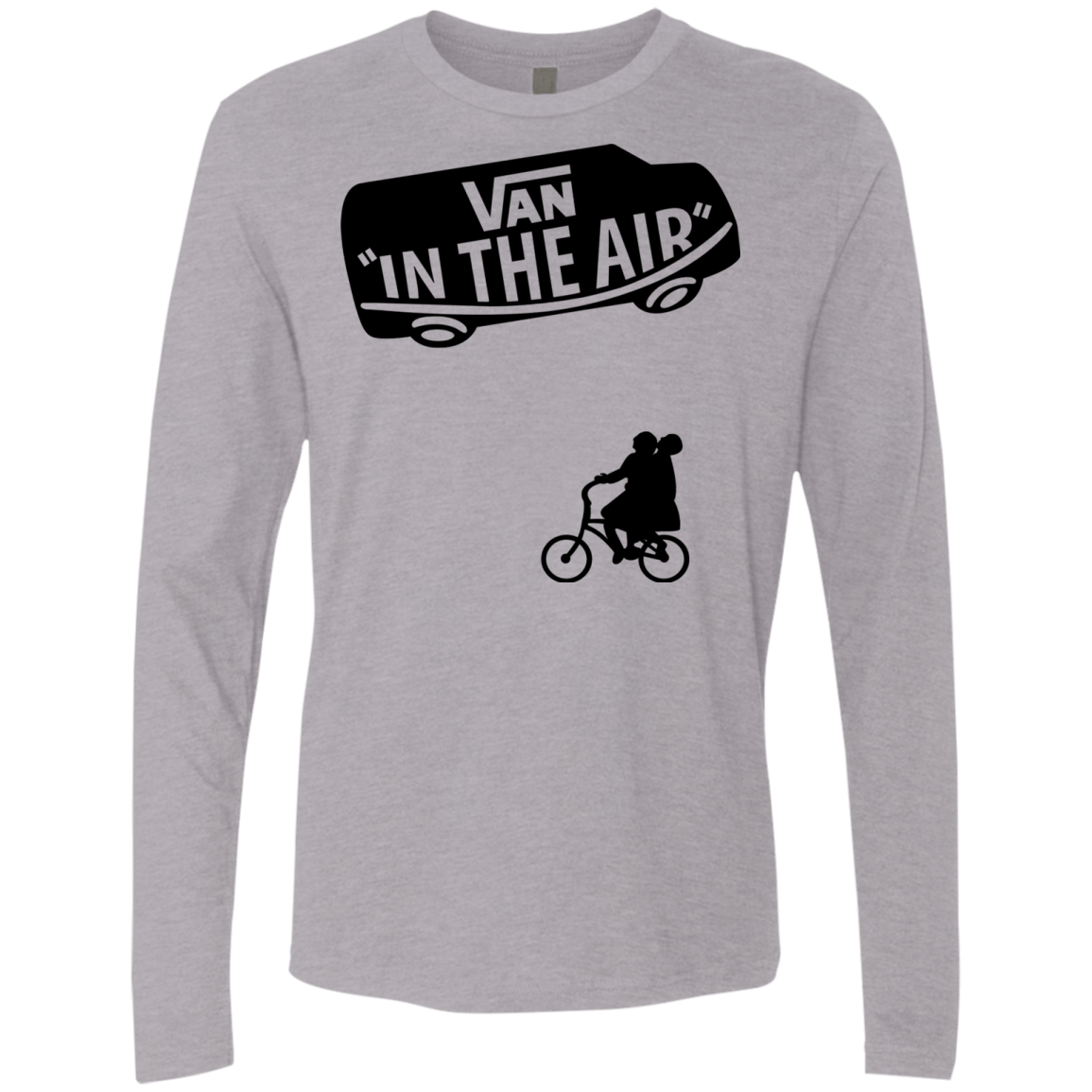 T-Shirts Heather Grey / S Van in the Air Men's Premium Long Sleeve