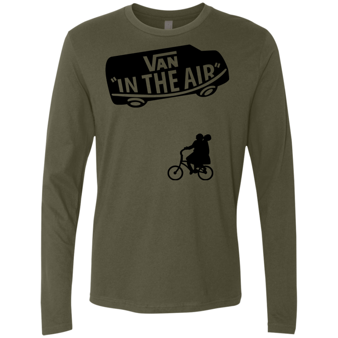 T-Shirts Military Green / S Van in the Air Men's Premium Long Sleeve