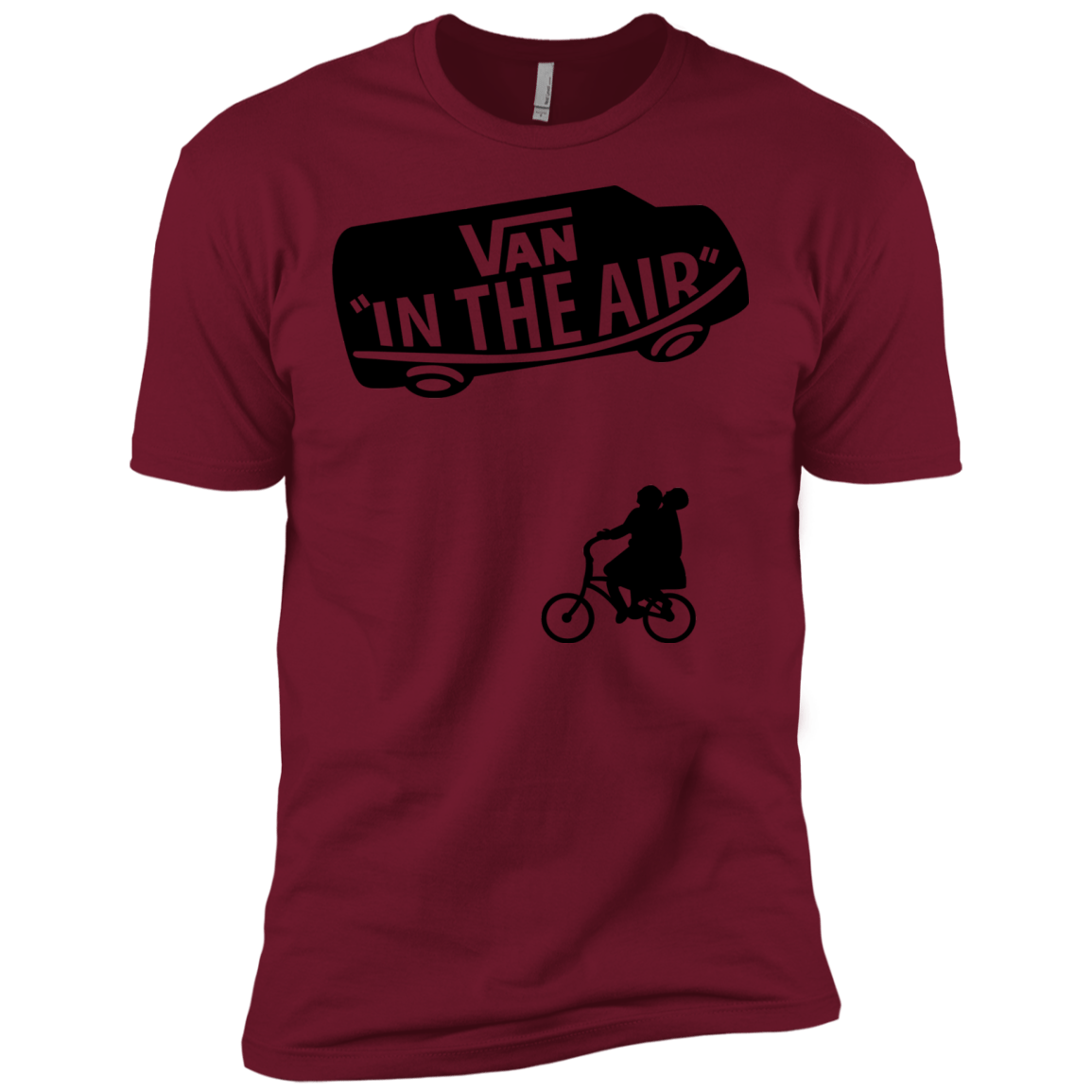 T-Shirts Cardinal / X-Small Van in the Air Men's Premium T-Shirt