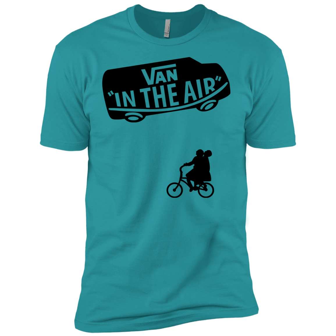 T-Shirts Tahiti Blue / X-Small Van in the Air Men's Premium T-Shirt
