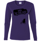T-Shirts Purple / S Van in the Air Women's Long Sleeve T-Shirt