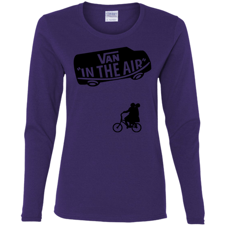 T-Shirts Purple / S Van in the Air Women's Long Sleeve T-Shirt