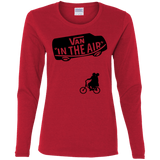 T-Shirts Red / S Van in the Air Women's Long Sleeve T-Shirt