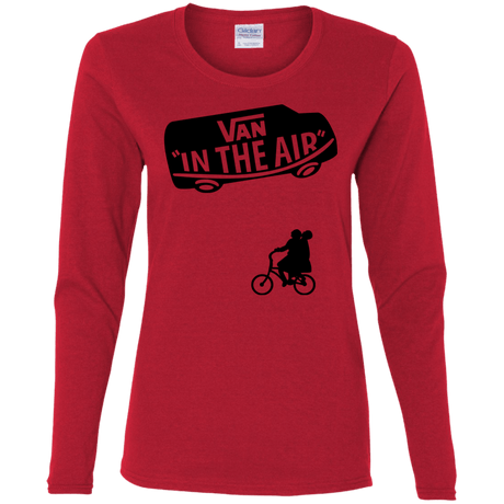 T-Shirts Red / S Van in the Air Women's Long Sleeve T-Shirt
