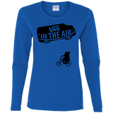 T-Shirts Royal / S Van in the Air Women's Long Sleeve T-Shirt