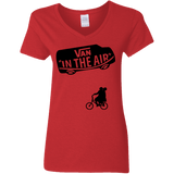 T-Shirts Red / S Van in the Air Women's V-Neck T-Shirt