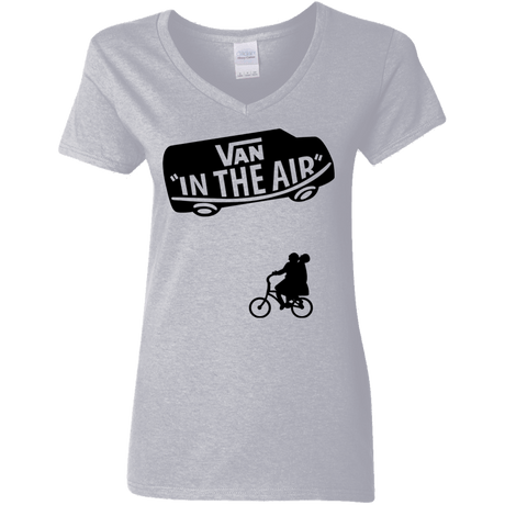 T-Shirts Sport Grey / S Van in the Air Women's V-Neck T-Shirt