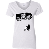 T-Shirts White / S Van in the Air Women's V-Neck T-Shirt