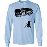 T-Shirts Light Blue / YS Van in the Air Youth Long Sleeve T-Shirt