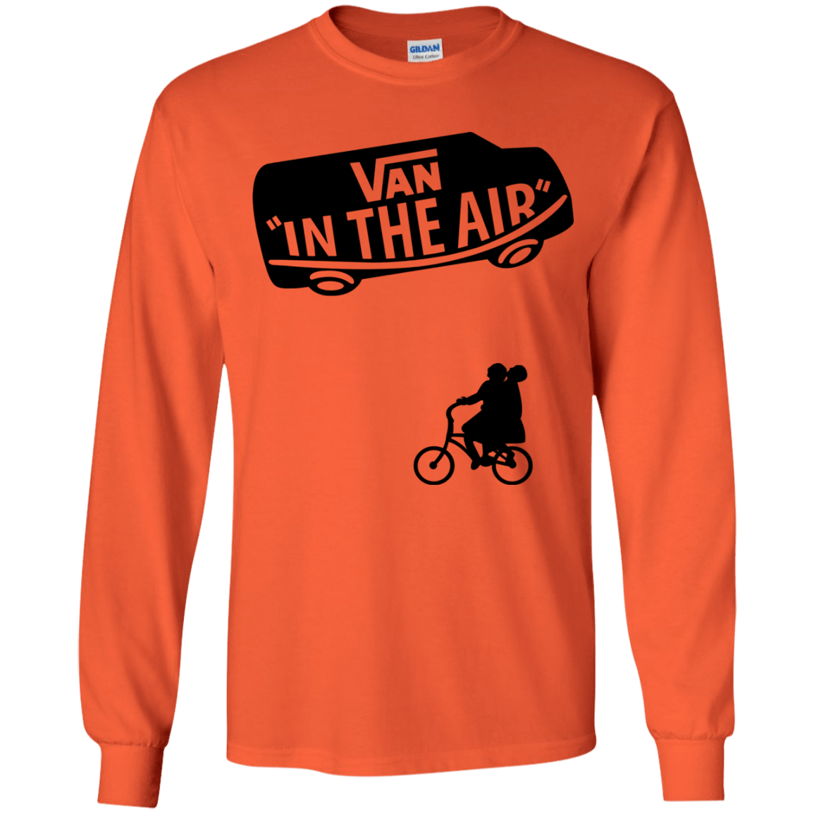 T-Shirts Orange / YS Van in the Air Youth Long Sleeve T-Shirt