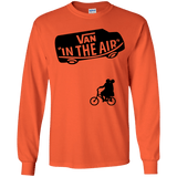 T-Shirts Orange / YS Van in the Air Youth Long Sleeve T-Shirt
