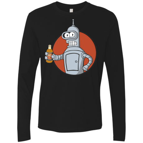 T-Shirts Black / Small Vault bot Men's Premium Long Sleeve