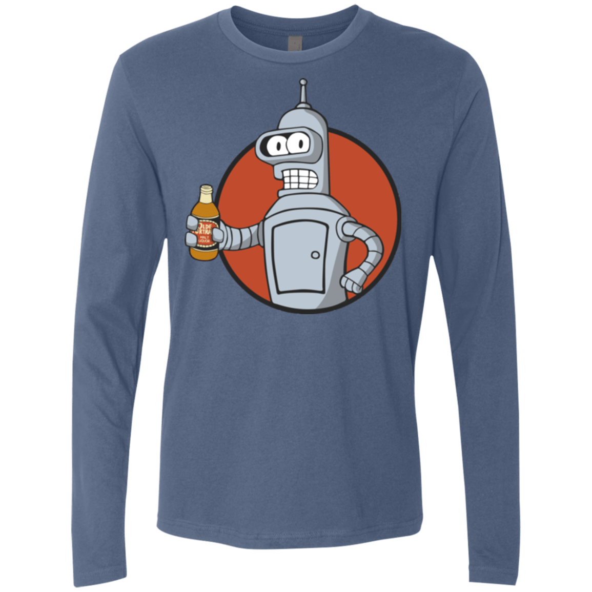 T-Shirts Indigo / Small Vault bot Men's Premium Long Sleeve