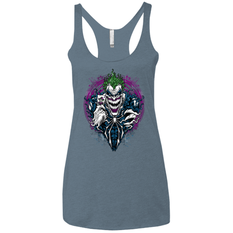 T-Shirts Indigo / X-Small Venomous Joke Women's Triblend Racerback Tank