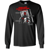 T-Shirts Black / S Vigilant Men's Long Sleeve T-Shirt