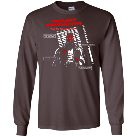 T-Shirts Dark Chocolate / S Vigilant Men's Long Sleeve T-Shirt