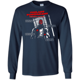 T-Shirts Navy / S Vigilant Men's Long Sleeve T-Shirt