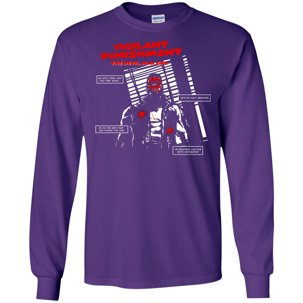 T-Shirts Purple / S Vigilant Men's Long Sleeve T-Shirt