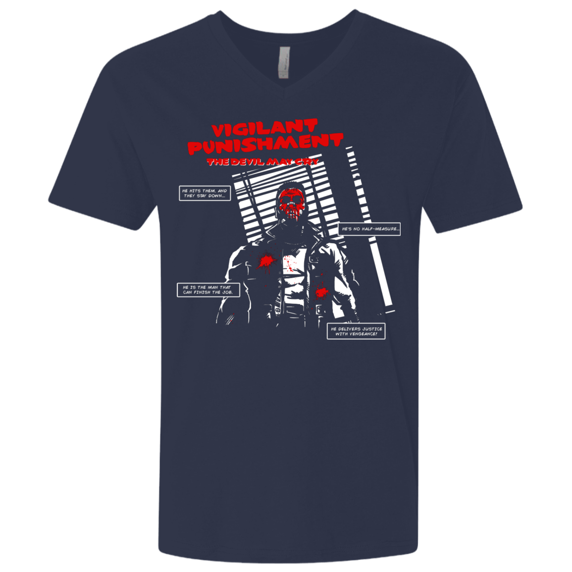 T-Shirts Midnight Navy / X-Small Vigilant Men's Premium V-Neck
