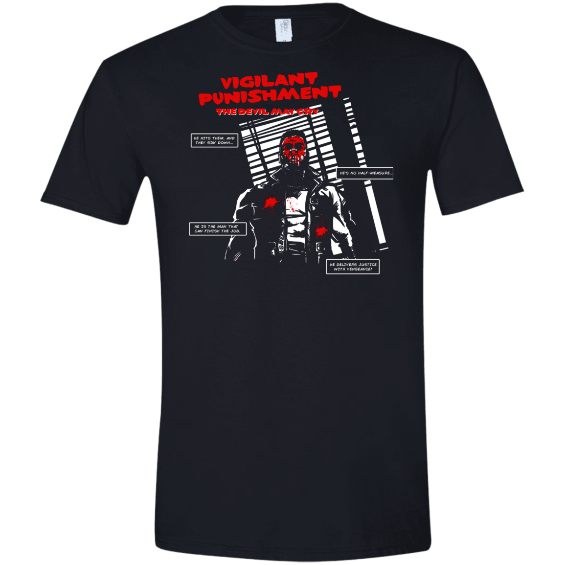 T-Shirts Black / X-Small Vigilant Men's Semi-Fitted Softstyle