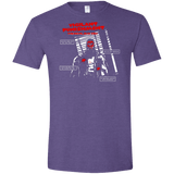 T-Shirts Heather Purple / S Vigilant Men's Semi-Fitted Softstyle