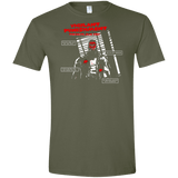 T-Shirts Military Green / S Vigilant Men's Semi-Fitted Softstyle