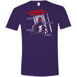 T-Shirts Purple / S Vigilant Men's Semi-Fitted Softstyle