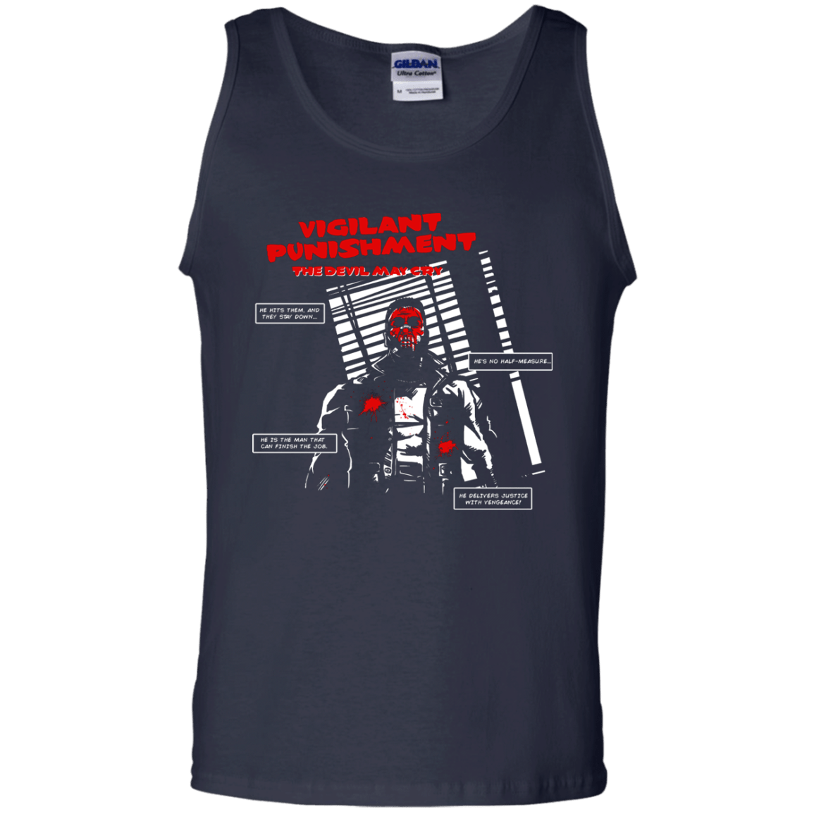 T-Shirts Navy / S Vigilant Men's Tank Top