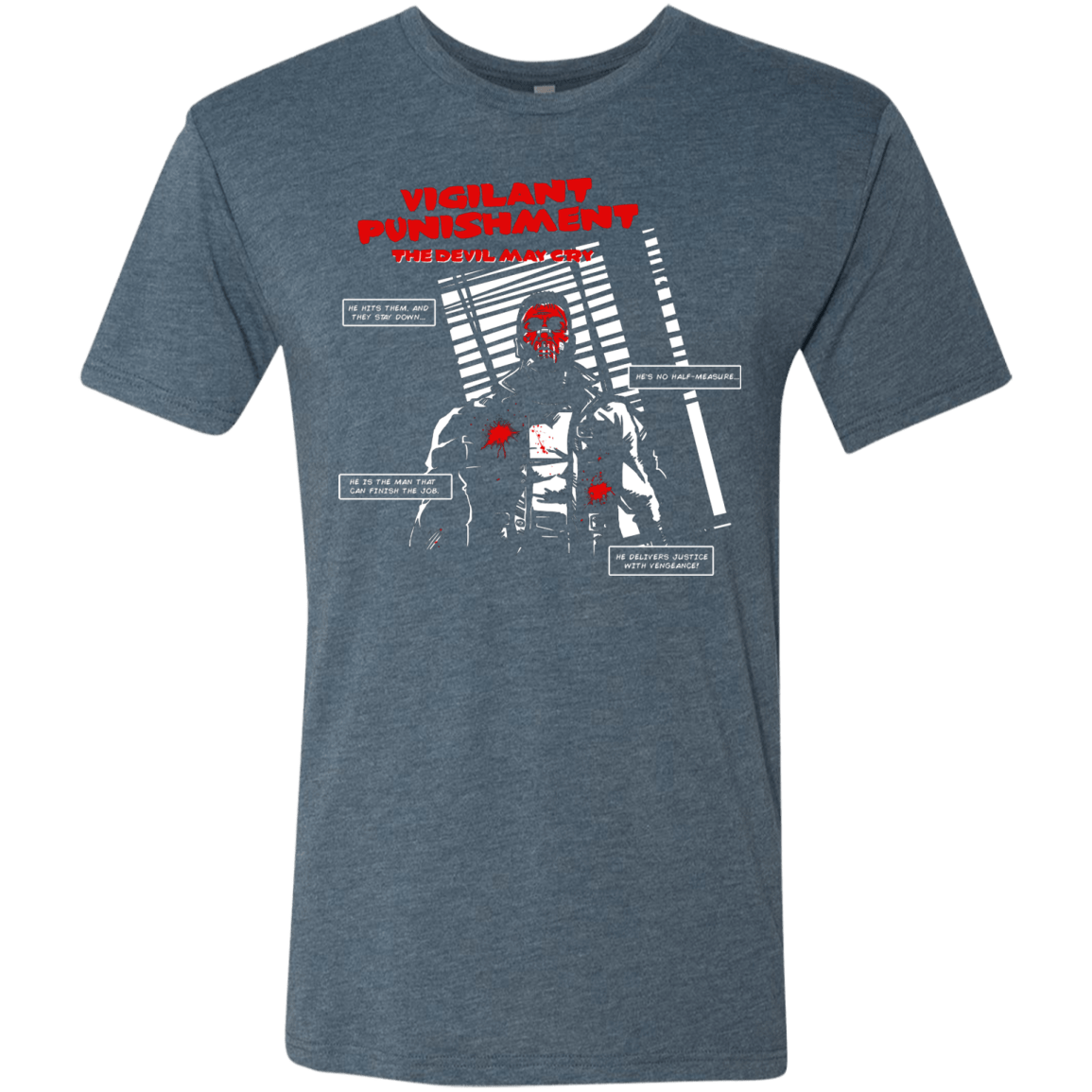 T-Shirts Indigo / S Vigilant Men's Triblend T-Shirt