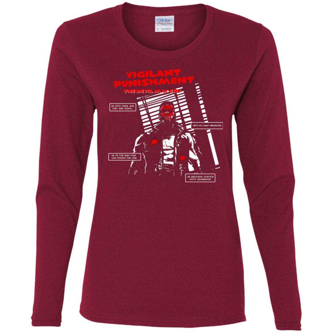 T-Shirts Cardinal / S Vigilant Women's Long Sleeve T-Shirt