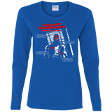 T-Shirts Royal / S Vigilant Women's Long Sleeve T-Shirt