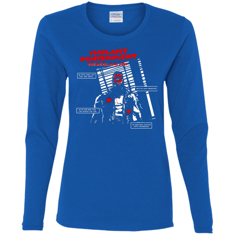 T-Shirts Royal / S Vigilant Women's Long Sleeve T-Shirt