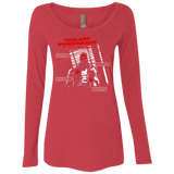 T-Shirts Vintage Red / S Vigilant Women's Triblend Long Sleeve Shirt