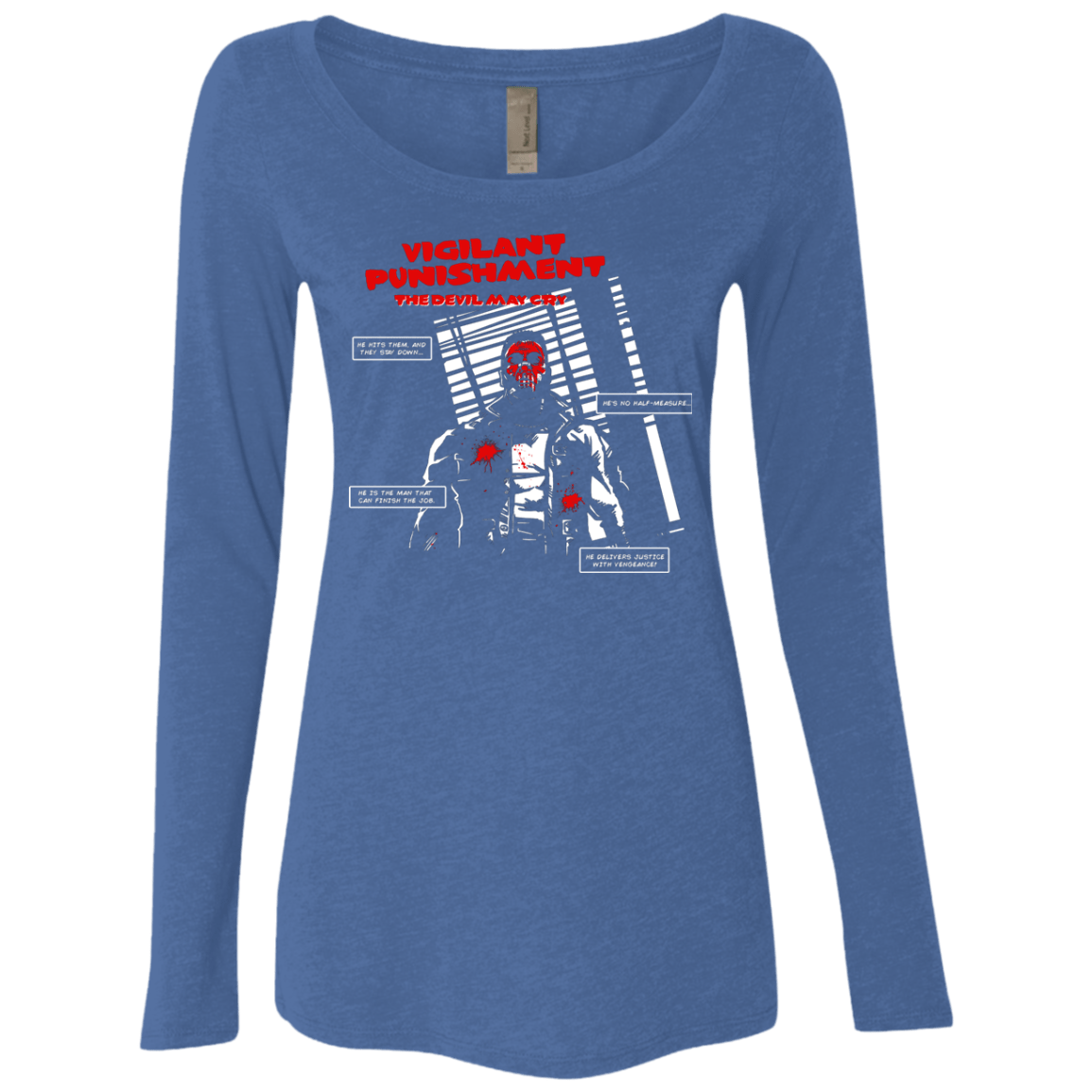 T-Shirts Vintage Royal / S Vigilant Women's Triblend Long Sleeve Shirt