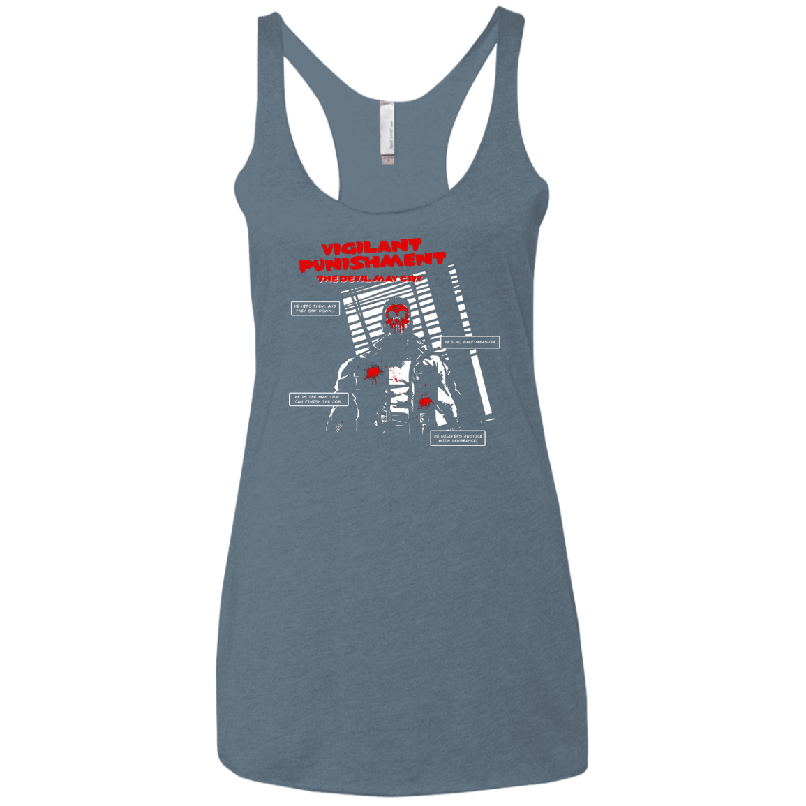 T-Shirts Indigo / X-Small Vigilant Women's Triblend Racerback Tank