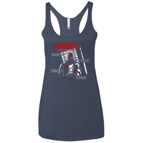 T-Shirts Vintage Navy / X-Small Vigilant Women's Triblend Racerback Tank