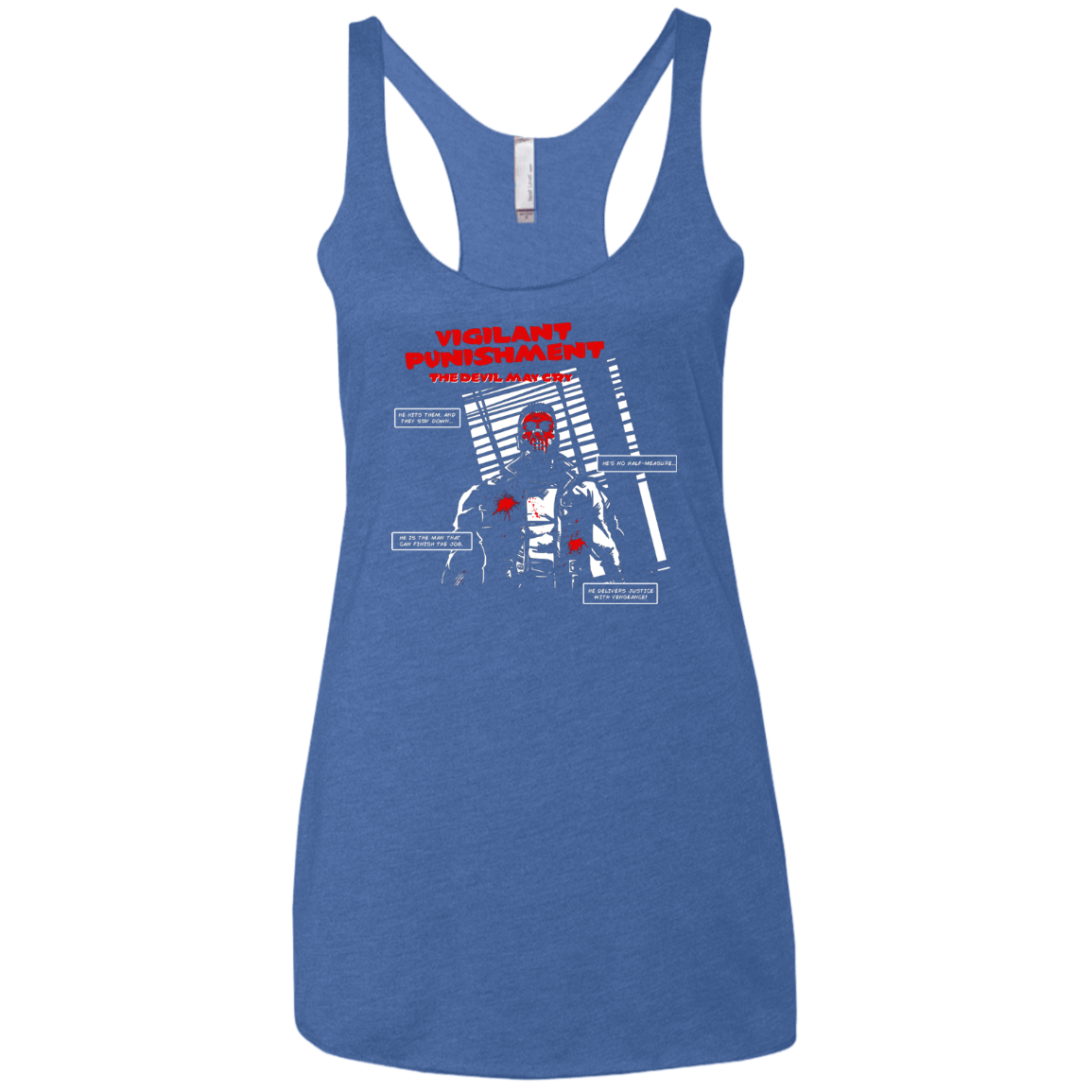 T-Shirts Vintage Royal / X-Small Vigilant Women's Triblend Racerback Tank