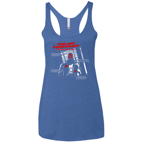 T-Shirts Vintage Royal / X-Small Vigilant Women's Triblend Racerback Tank