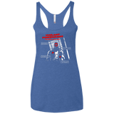 T-Shirts Vintage Royal / X-Small Vigilant Women's Triblend Racerback Tank