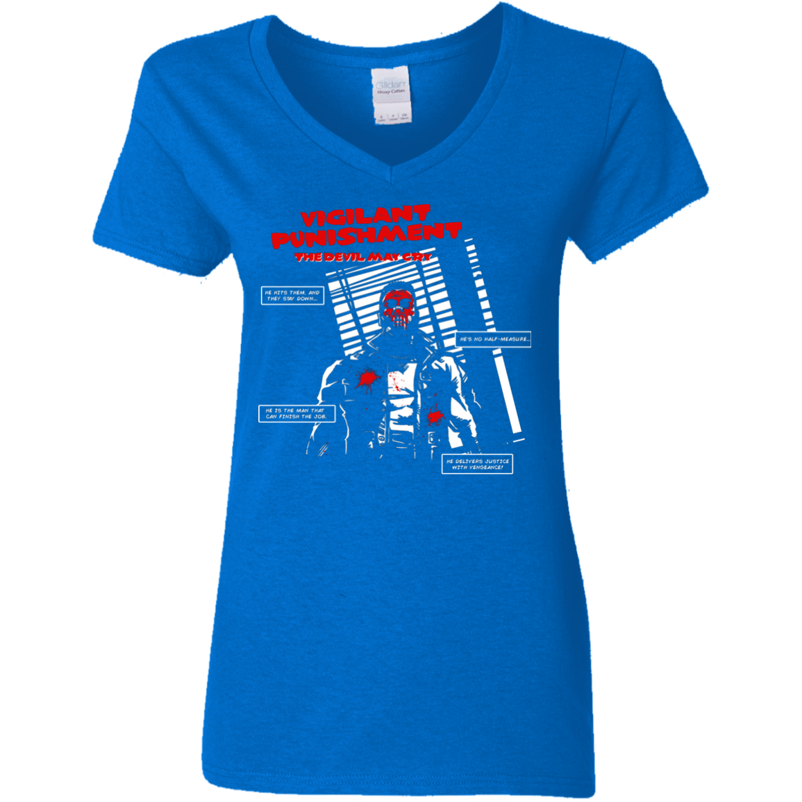 T-Shirts Royal / S Vigilant Women's V-Neck T-Shirt