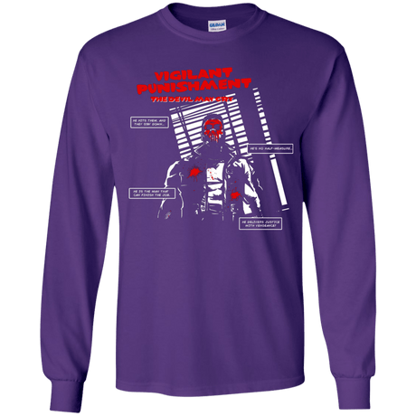 T-Shirts Purple / YS Vigilant Youth Long Sleeve T-Shirt