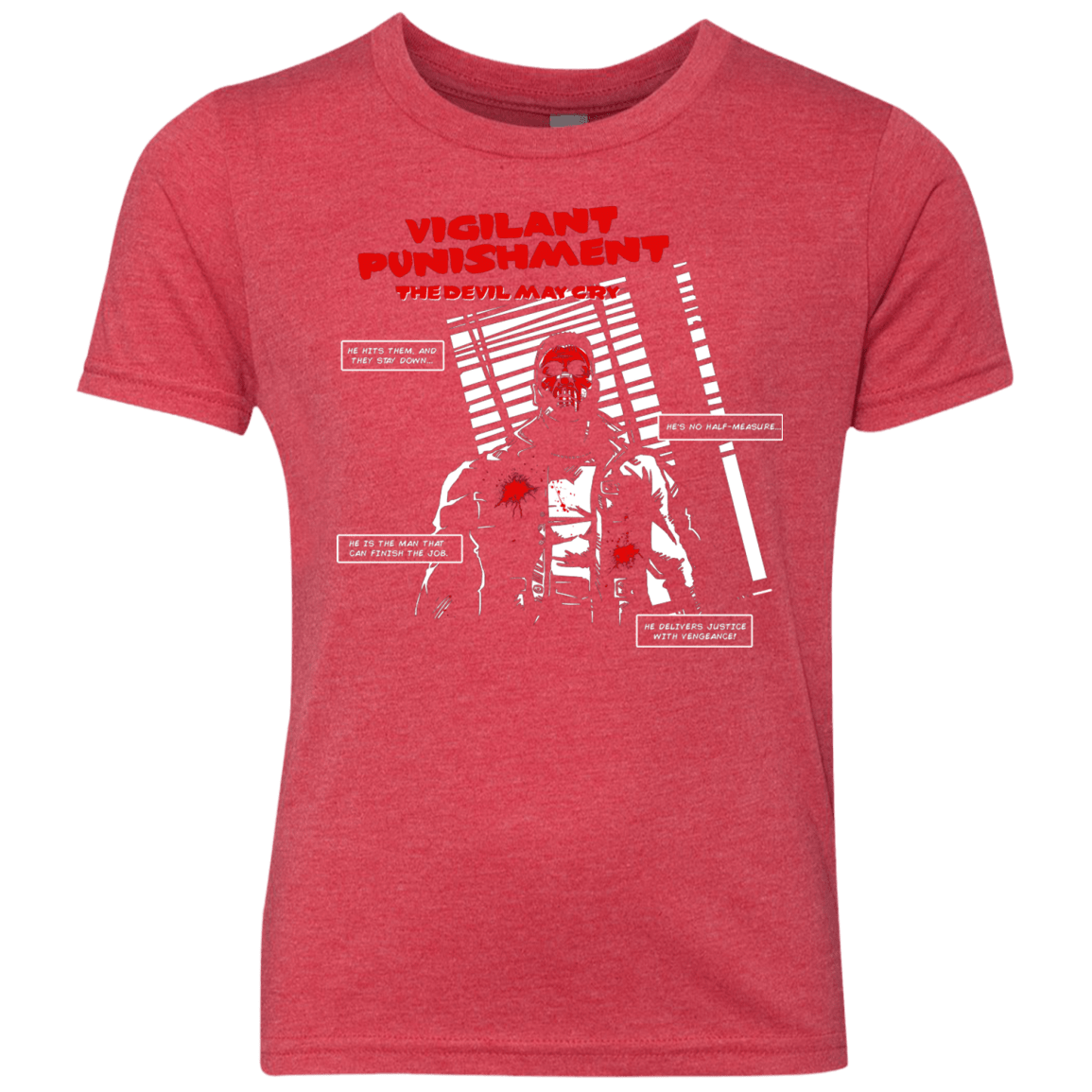 T-Shirts Vintage Red / YXS Vigilant Youth Triblend T-Shirt