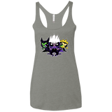 T-Shirts Venetian Grey / X-Small Villain Puff Girls Women's Triblend Racerback Tank