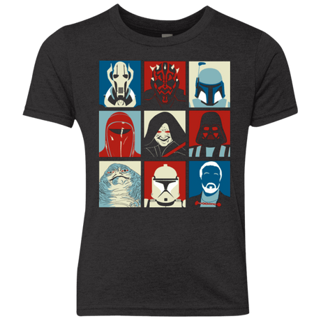 T-Shirts Vintage Black / YXS Villain Wars Pop Youth Triblend T-Shirt