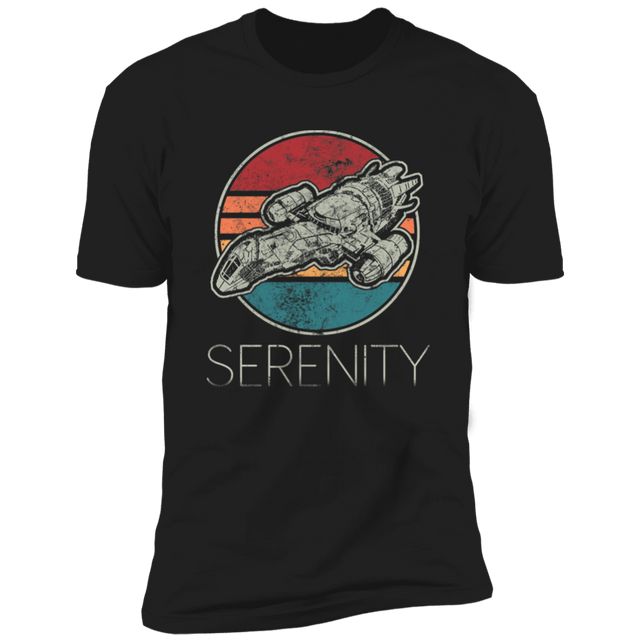 T-Shirts Black / X-Small Vintage Serenity Men's Premium T-Shirt