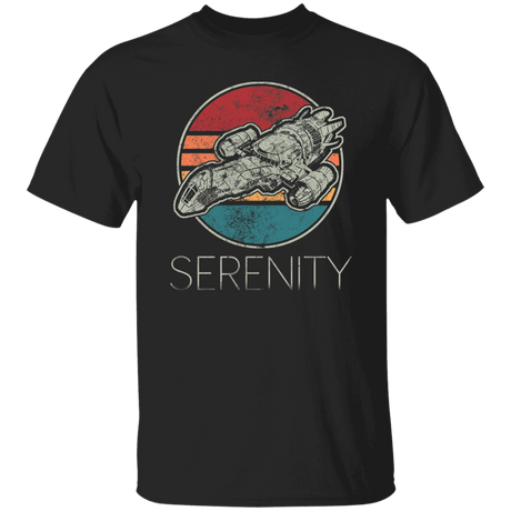T-Shirts Black / S Vintage Serenity T-Shirt