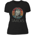 T-Shirts Black / X-Small Vintage Tardis Women's Premium T-Shirt